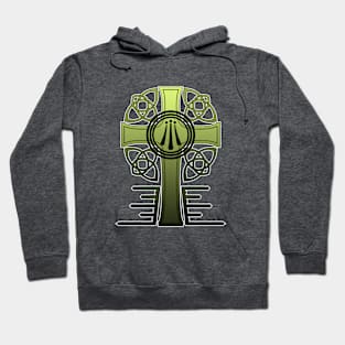 Awen Celtic Cross 2 Hoodie